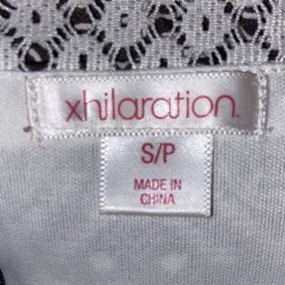 Xhilaration Geometric Tribal Print Lace Yoke Shift Dress Boho Southwestern Small - Picture 4 of 7
